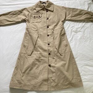 Vintage P.B.D. International Khaki Trench Coat